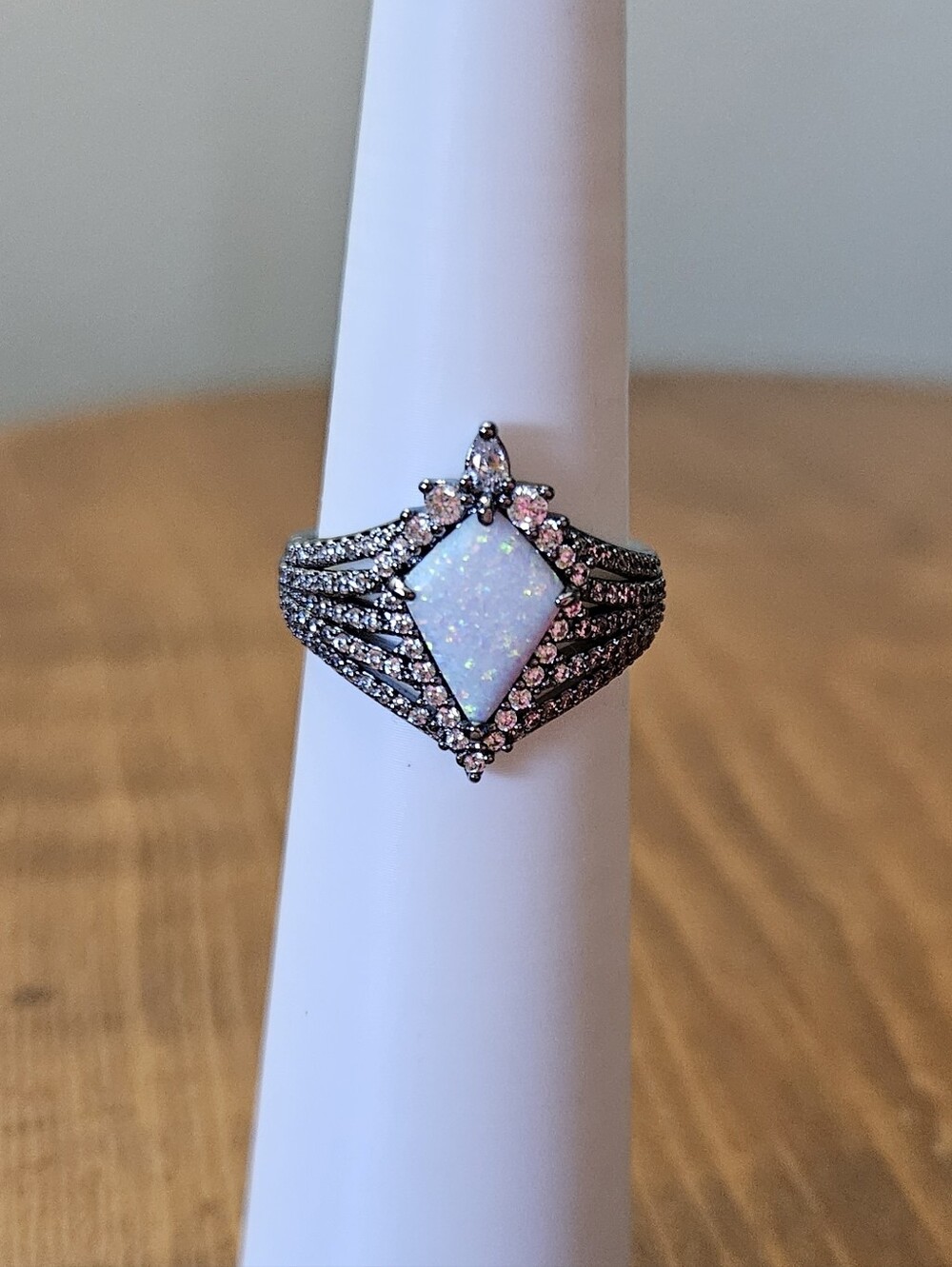 "Reign In Reflection" ●October 2025 Birthday● Bomb Party Ring RG82629 Size 8